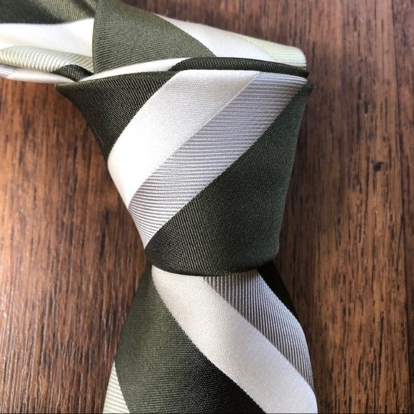 Altea Milano NWT Striped Silk Tie - Picture 3 of 5